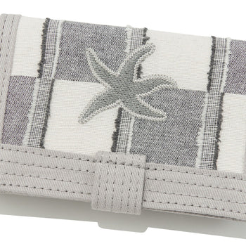 TCM - check button card wallet (grey) AC-P198