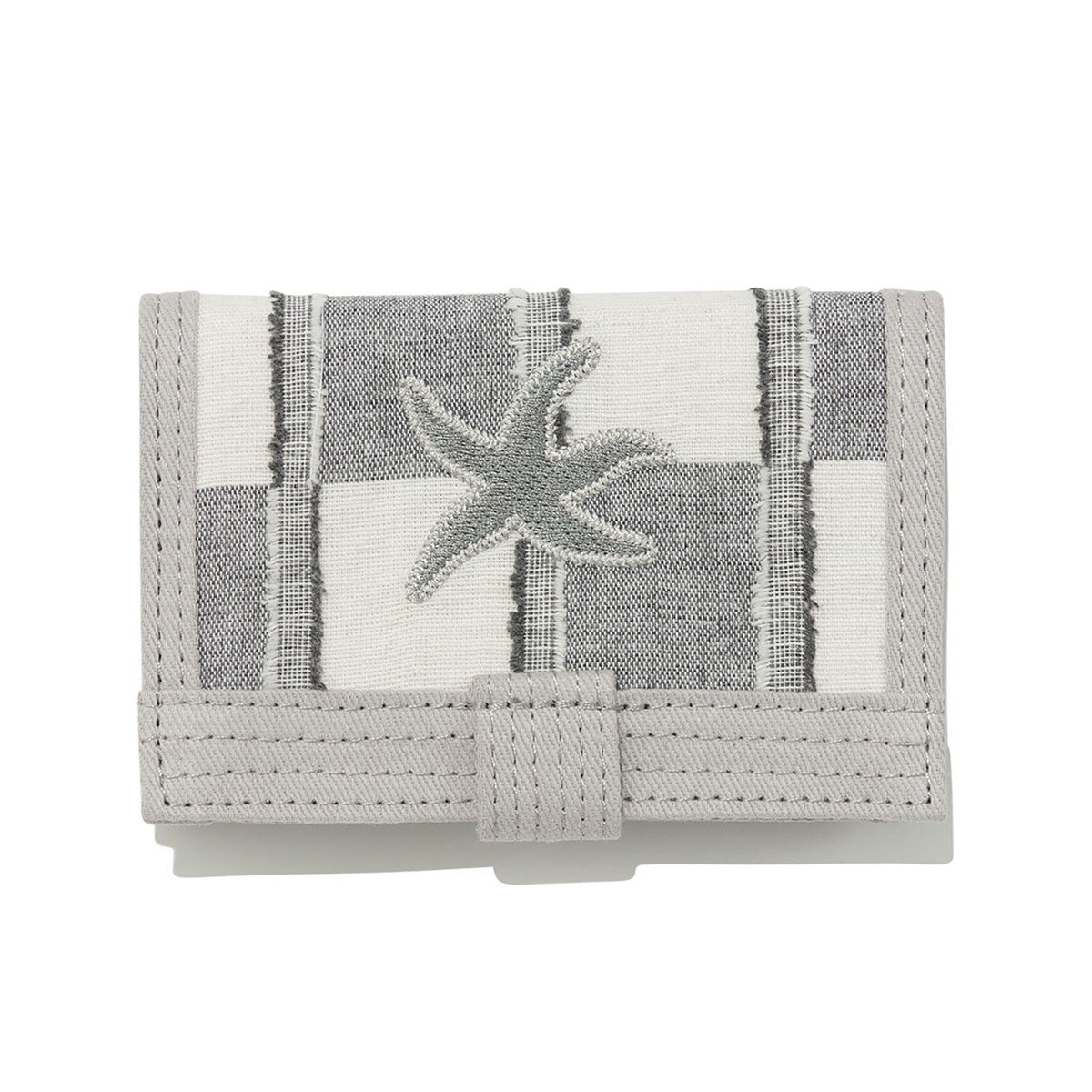 TCM - check button card wallet (grey) AC-P198