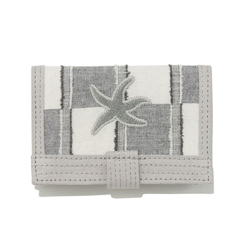 TCM - check button card wallet (grey) AC-P198