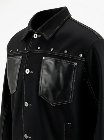 WBI 26AW DUSTLINE / WCS-02刺繡丹寧外套