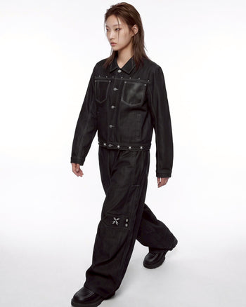 WBI 26AW DUSTLINE / WCS-02刺繡丹寧外套