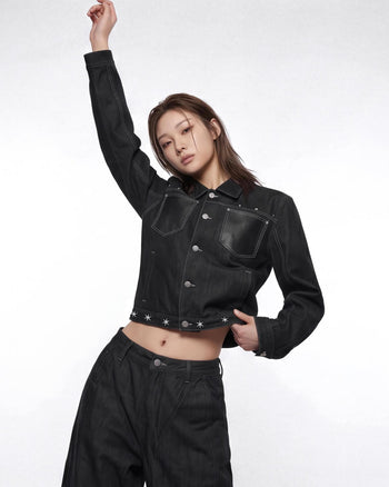 WBI 26AW DUSTLINE / WCS-02刺繡丹寧外套