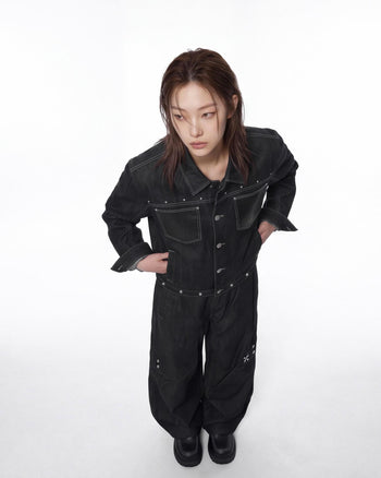 WBI 26AW DUSTLINE / WCS-02刺繡丹寧外套