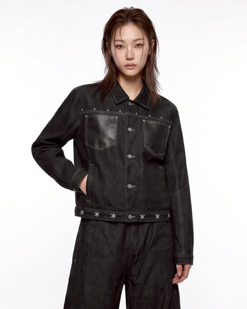 WBI 26AW DUSTLINE / WCS-02刺繡丹寧外套