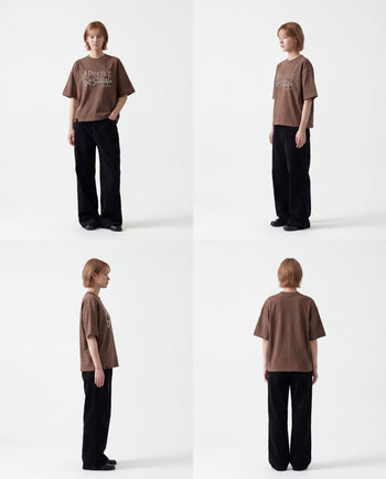 Apostle - 26SS RB-01 Raw Beauty Sketch Embroidered TEE