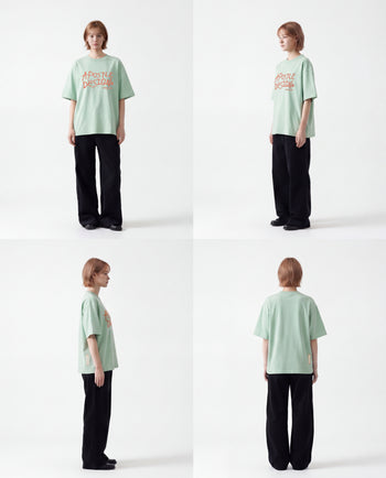 Apostle - 26SS RB-01 Raw Beauty Sketch Embroidered TEE
