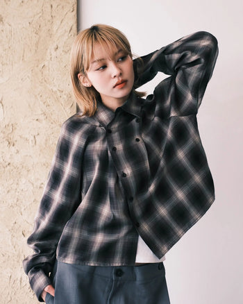 《NEVERLAND 》T-N209 Button Tencel Shirts
