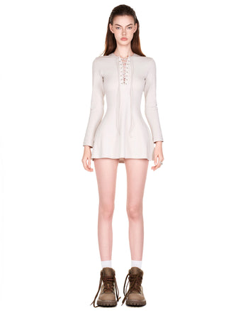 PUSH PUSH - CTRL DRESS 連身裙 (白色) P-P165