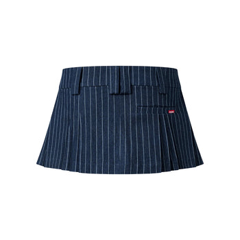 PUSH PUSH - PUSHIE STRIPED MINI SKIRT 條紋短裙 (藍色) P-P164