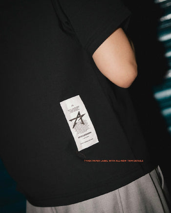 APOSTLE - 26SS SF-01 Embroidered Logo Slim Fit Boxy TEE