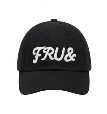 FRU& 復古 LOGO 棒球帽 [黑色]  AC-F74