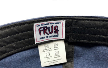 FRU& FRUIT LINE 刺繡棒球帽 [藍色]  AC-F73