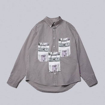 NEISH - Mirror Fragment Shirt (格紋) T-N1133