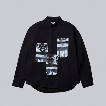 NEISH - Mirror Fragment Shirt (黑色) T-N1133
