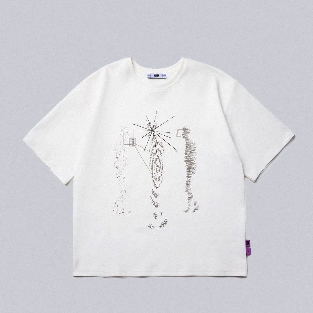 NEISH - Fracture Tee (白色) T-N1135