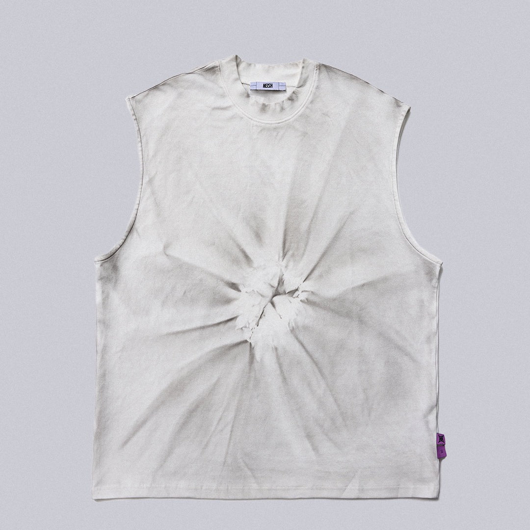 NEISH - Twisted Tank Top (白色) T-N1137