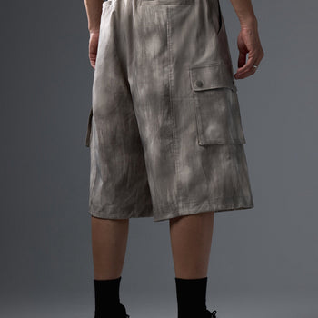 NEISH - Fracture Balloon Shorts (煙灰)  P-N241