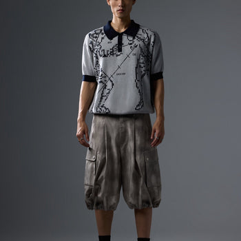 NEISH - Fracture Balloon Shorts (煙灰)  P-N241