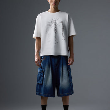 NEISH - Fracture Balloon Shorts (藍色)  P-N241
