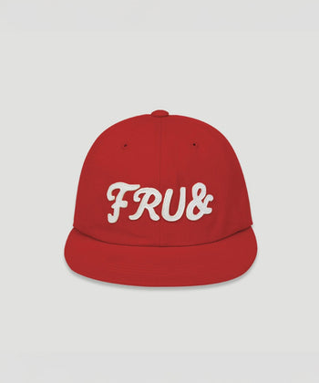 FRU& STITCH LOGO SNAPBACK  [紅色]  AC-f88