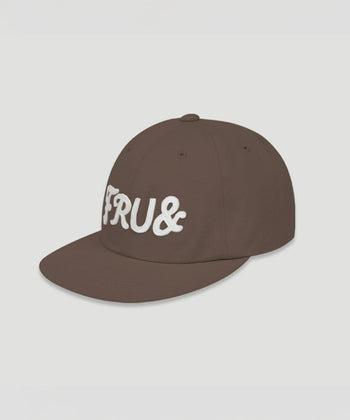 FRU& STITCH LOGO SNAPBACK  [棕色]  AC-f88