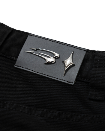 E’TREALOUEST - Embroidered Wide Cut Cargo P-E166