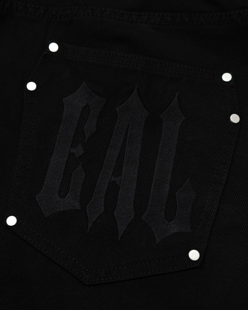 E’TREALOUEST - Embroidered Wide Cut Cargo P-E166