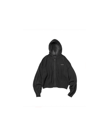 E’TREALOUEST - Hole Knit Double Zipper Sweater J-E101