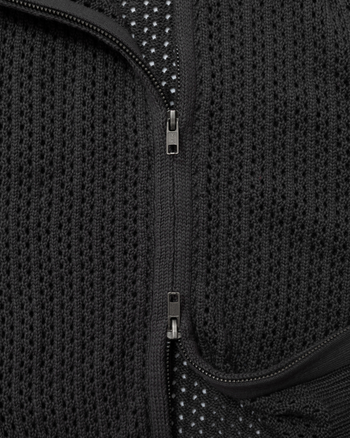 E’TREALOUEST - Hole Knit Double Zipper Sweater J-E101