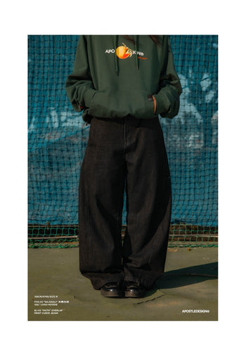 Apostle - 25AW BJ-02 "FAITH" Overlap Print Curve Jeans