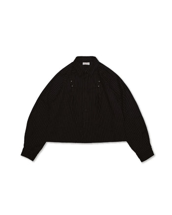 《NEVERLAND 》Plaid Rivet Shirts 鉚釘西裝襯衫