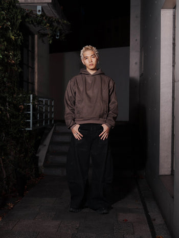 ATONE X SIMONMADE AS-003 富家少爺 千鳥格 BOXY 帽T