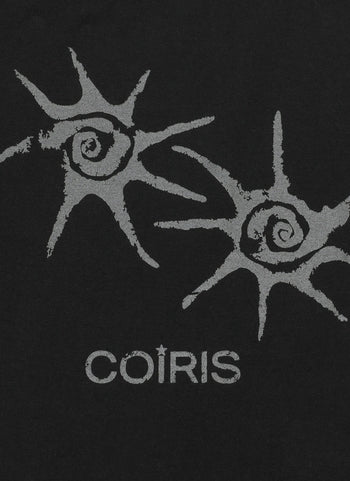COIRIS - SOLUNA ONE SHOULDER LONG SLEEVE T 單肩長袖T  [黑色] T-C1006