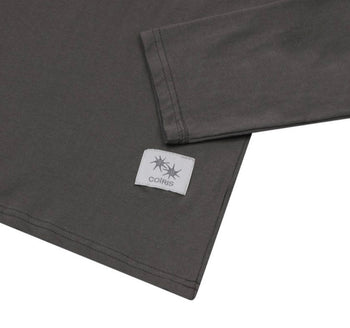 COIRIS - SOLUNA ONE SHOULDER LONG SLEEVE T 單肩長袖T [炭灰] T-C1006