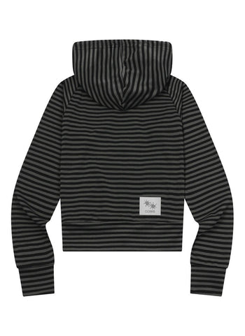 COIRIS - NAIRE RAGLAN STRIPE SLIM HOOD ZIP-UP 條紋外套 J-C99