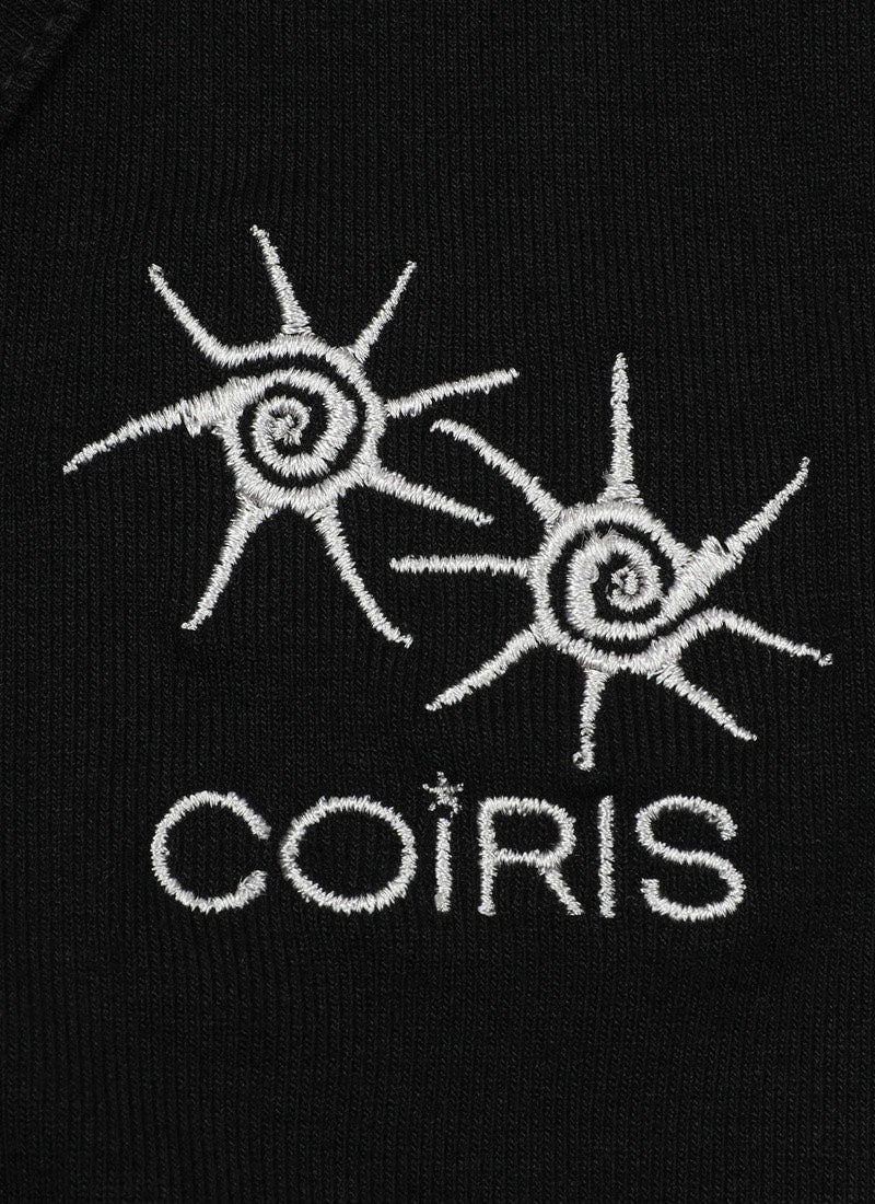 COIRIS - YUNOA HALTER NECK LAYERED LONG SLEEVE T 吊帶長袖  [黑色] T-C1010