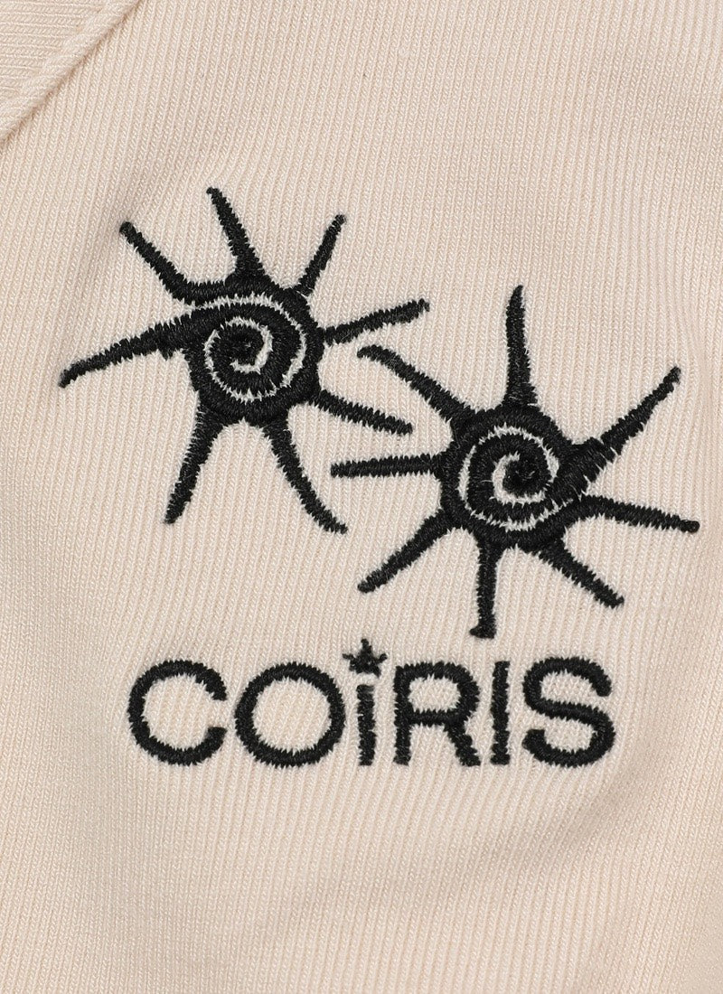 COIRIS - YUNOA HALTER NECK LAYERED LONG SLEEVE T 吊帶長袖  [白色] T-C1010