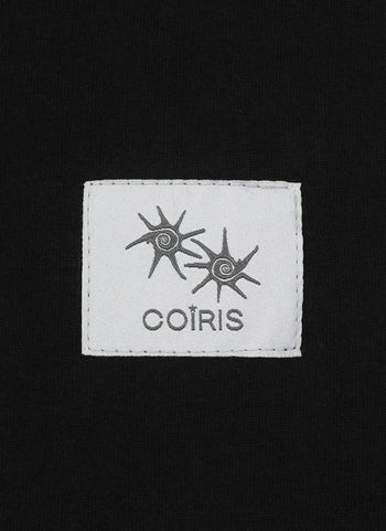 COIRIS - CRAYON HORSE GRAPHIC HALF T 印花短T [黑色] T-C1011