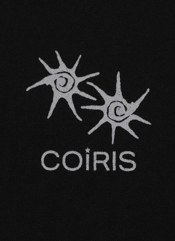 COIRIS - CRAYON HORSE GRAPHIC HALF T 印花短T [黑色] T-C1011