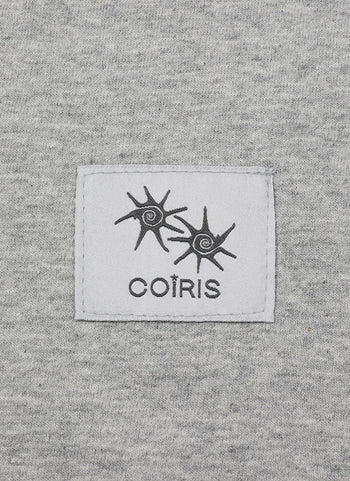 COIRIS - CRAYON HORSE GRAPHIC HALF T 印花短T [灰色] T-C1011