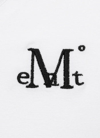 MUCENT - ESUNNIOR LACE V-NECK HALF T 蕾絲V領上衣[白色] T-E1012