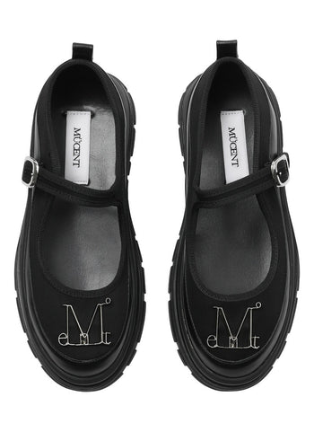 MUCENT - TILIA METAL LOGO POINT MARY JANE SHOES 瑪莉珍鞋 AC-E185