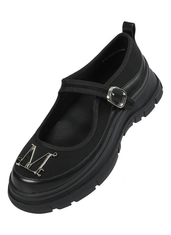 MUCENT - TILIA METAL LOGO POINT MARY JANE SHOES 瑪莉珍鞋 AC-E185