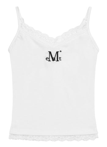 MUCENT - GALIN LACE SLIM FIT SLEEVELESS 蕾絲背心 V-E12