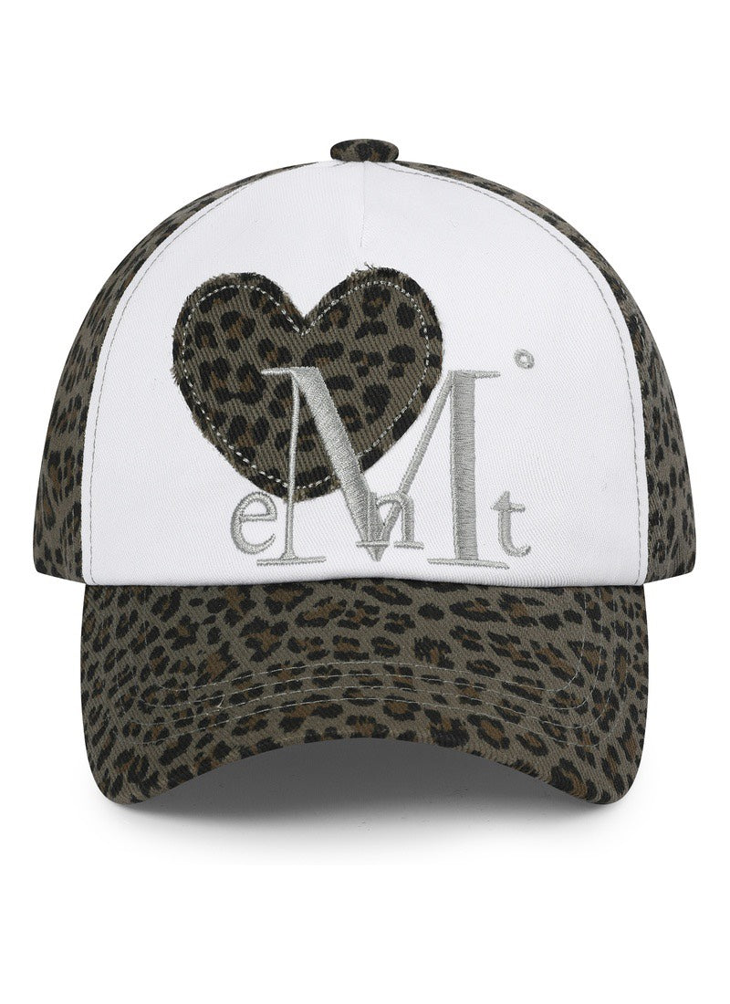 MUCENT - MUCENT SIGNATURE HEART PATCH BALL CAP 棒球帽 [豹紋] AC-E189