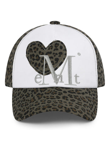 MUCENT - MUCENT SIGNATURE HEART PATCH BALL CAP 棒球帽 [豹紋] AC-E189