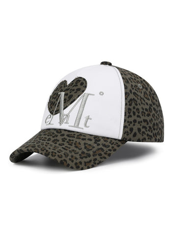 MUCENT - MUCENT SIGNATURE HEART PATCH BALL CAP 棒球帽 [豹紋] AC-E189