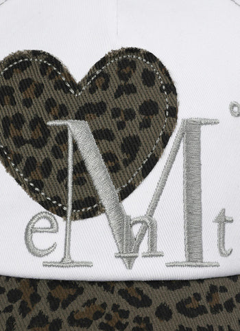 MUCENT - MUCENT SIGNATURE HEART PATCH BALL CAP 棒球帽 [豹紋] AC-E189
