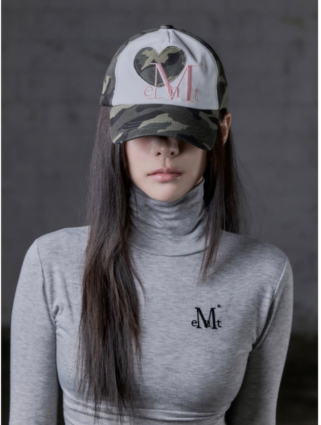 MUCENT - MUCENT SIGNATURE HEART PATCH BALL CAP 棒球帽 [迷彩] AC-E189