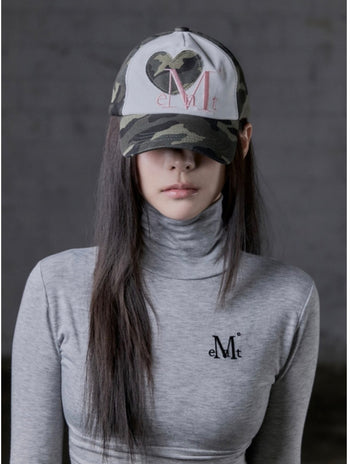 MUCENT - MUCENT SIGNATURE HEART PATCH BALL CAP 棒球帽 [迷彩] AC-E189